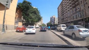 El Fustat  → Tahrir Square → Zamalek - Driving in Cairo, Egypt ??