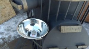 Печь банная с закрытой каменкой из 426ой трубы с высоким КПД