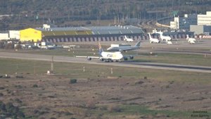 Boeing 747F taking off @ Athens International Airport (ATH/LGAV) [4K]