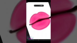 How To Draw Semi - Realistic Lips ( Tutorial ) // Android App // Digital Art