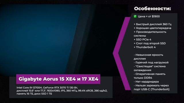 ТОП-15 лучших ИГРОВЫХ НОУТБУКОВ 2022 года смотреть онлайн