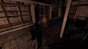 Человек спиливает замок пилой - DayZ Livonia