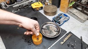 Прокачка гидрокомпенсаторов HONDA VT 1100 / pumping the hydraulic compensator honda vt1100 shadow