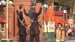 Wagah Border Crossing Flag Ceremony with Joe Little