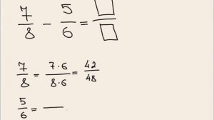 elements of substraction of fractions B2