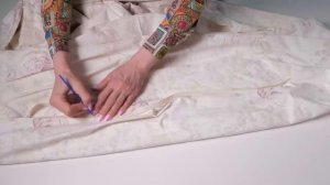 Как вставить молнию в готовый пододеяльник_