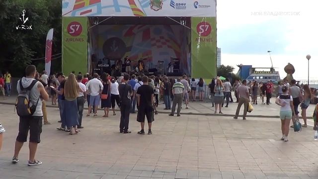 Владивосток Международный Музыкальный Фестиваль V-Rox 2013 группа Herzog (первый фрагмент).