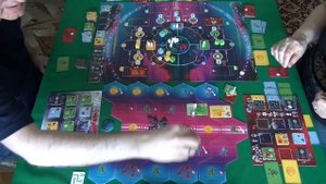 Черный ангел 2/2 часть - играем в настольную игру. Black Angel board game.