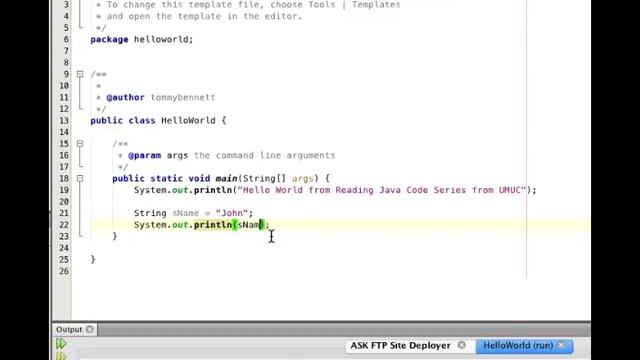 Reading Java Code - Module 3 - Variable Types смотреть онлайн