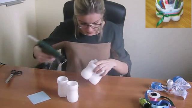 мастер - класс подставка под карандаши смотреть онлайн