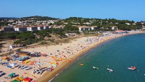 2024-07-18 Пляж Сан Пол, Сан Фелиу де Гишольс, Коста Брава, Испания.