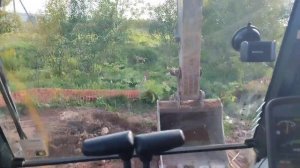 Ответ подписчику : Как я разворачиваюсь на ковше . Экскаватор Вольво.