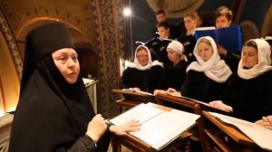 Псалом 33 Валаамский расп,хор сестер,совместно с празд. хором Свято-Елисаветинского монастыря,Минск