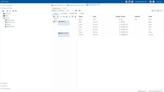 SAS Studio 3.8 Visual Programming смотреть онлайн