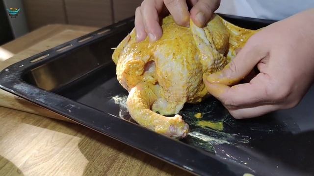 Курица с овощами на праздничный стол. Авторский рецепт. смотреть онлайн