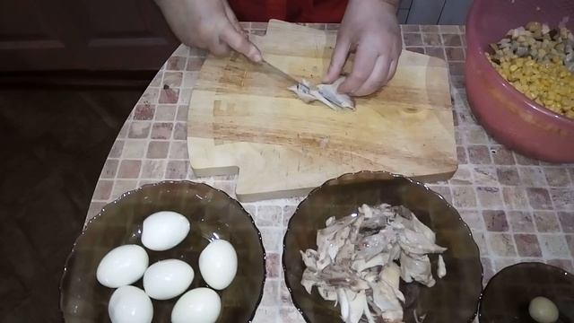 Салат " Восторг" с мятными яблоками ! смотреть онлайн