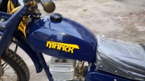 Новый мотоцикл Минск, пробег 3км,1991 год