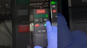 Danfoss  vlt 2800 hand mode / manual  הפעלה ידנית של המשנה תדר operation