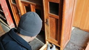 Купили мебель под реставрацию. Старые комоды, буфет 50-х гг.