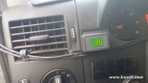 Установка индикатора температуры двигателя на Volkswagen Crafter 50 2.5 TDI