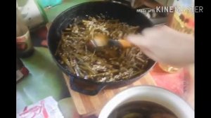 Овощи по-корейски со стрелками чеснока!