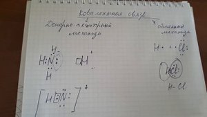 Донорно-акцепторный механизм. Ковалентная связь