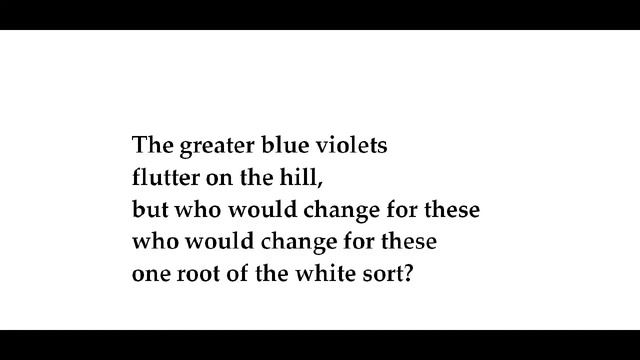 "Sea Violet," by H.D. смотреть онлайн