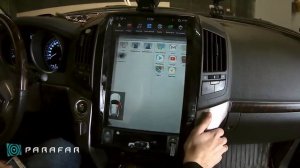 Toyota Land Cruiser 200 - магнитола Android в стиле Тесла