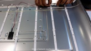 Замена подсветки в телевизоре - ремонт телевизоров Минск Беларусь