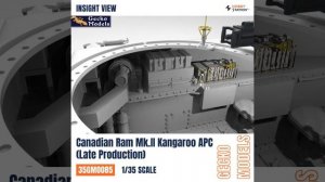 Gecko Model 1/35 35GM0085 Canadian Ram Mk.II Kangaroo APC (Late Production) - Model Kits Preview