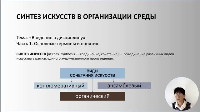 1. Синтез искусств в организации среды. Основные термины и понятия