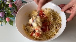 САЛАТ «АЛЕКС» НЕВЕРОЯТНО ВКУСНЫЙ?ИДЕЯ ЯРКОГО САЛАТА С КУРИЦЕЙ И ГРИБАМИ
