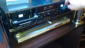 Technics аппаратура! Technics rs-tr 575, проверка на плавание тона и детонации звука. ?☝️??