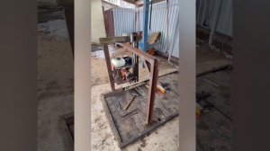 самодельная шинная пилорама!!!(часть первая).