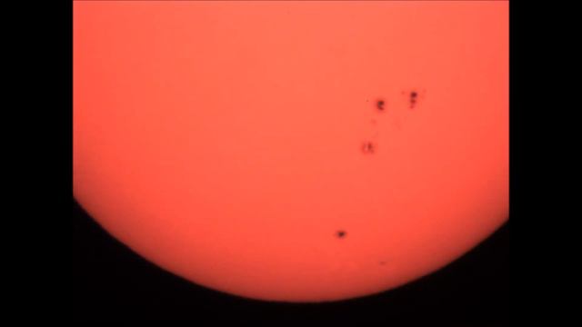 SUNSPOT through telescope - 04-21-2022 [AstronoMars] смотреть онлайн