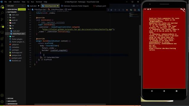 How to Fetch and play the video in flutter from Internet ?? || Video Player??|| Play & Pause Video