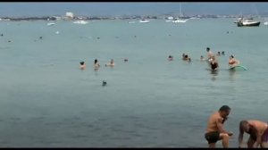 Пляж Poetto  (Кальяри, Сардиния, Италия). Путешествие по Европе