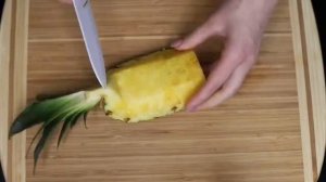Как красиво нарезать ананас? how beautifully cut pineapple