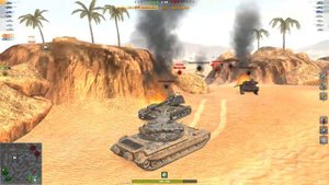 60ТР WoT BlitZ Горящие пески! 1 степень!