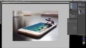 How to iphone 3D Photoshop 2017