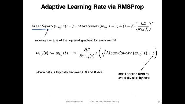 L12.4 Adam: Combining Adaptive Learning Rates and Momentum смотреть онлайн