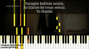 Ya habibi ya Muhammad - Seyyid Taleh Boradigahi Ey sevgili karaoke uzbekcha