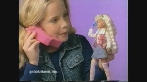 1996 Реклама сестры Скиппер куклы Барби Маттел Barbie Phone Fun Skipper
