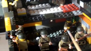 Lego-самоделка #1: Сталинград, дом Павлова (lego-диорама) ВОВ.