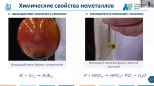 Химические свойства неметаллов