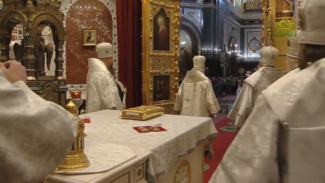 Богослужение Святейшего Патриарха Кирилла