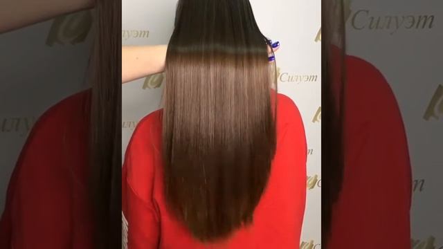 Результаты выпрямления волос LISSAGE в студии "Силуэт"! смотреть онлайн