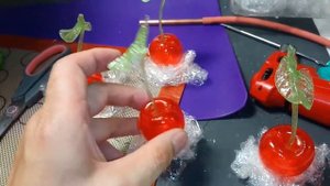 вишенки для торта карамельные \ cherise for cake izomalt