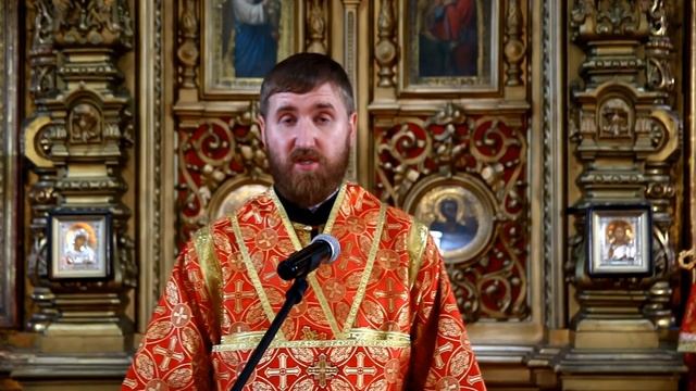 Проповедь диакона Романа Безменова 2 августа 2018 смотреть онлайн