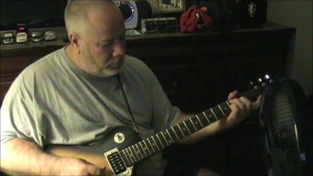 Some Blues Playing on my Epiphone Les Paul 100 Guitar смотреть онлайн